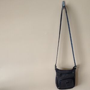 Crossbody Shoulder Bag in Dark Brown